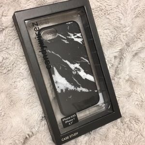 Black Marble iPhone 6/6s/7 case